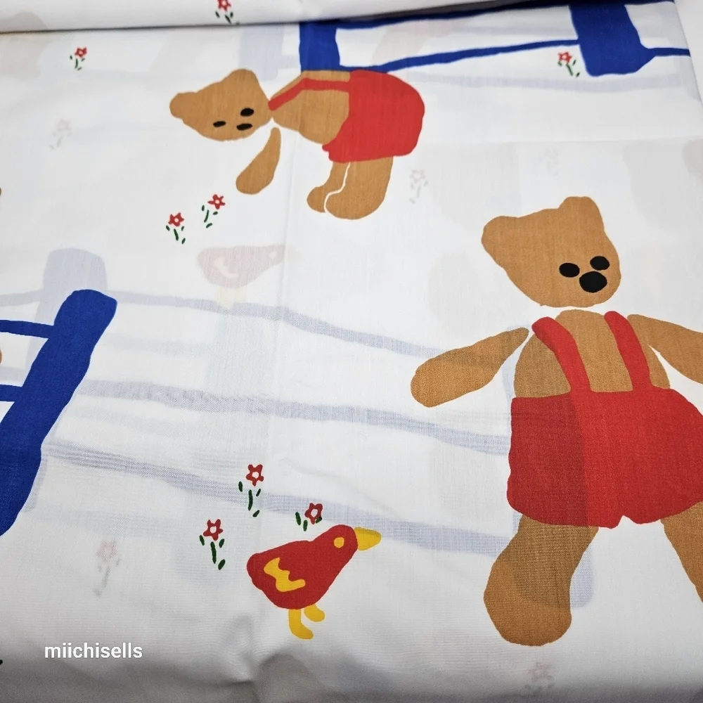 Springmaid Vintage Sheet Teddy Bear